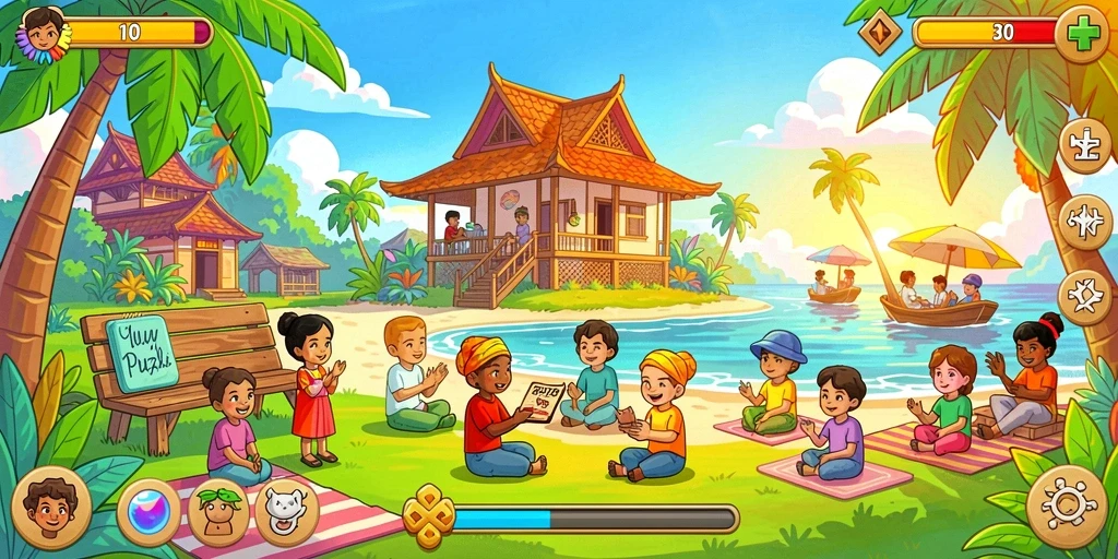 Fitur multiplayer untuk bermain bersama teman.