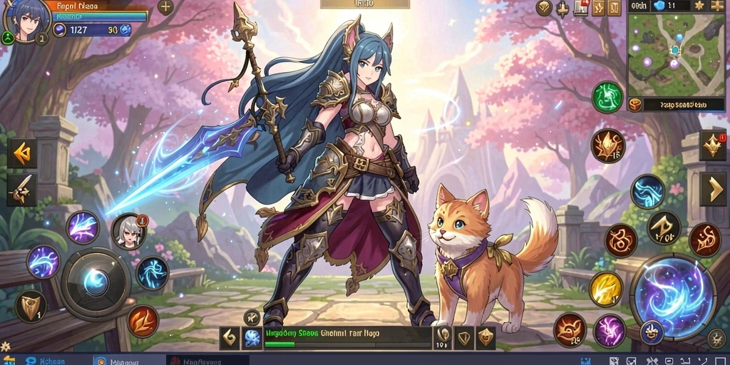 Screenshot menampilkan suasana kompetisi di dalam game.