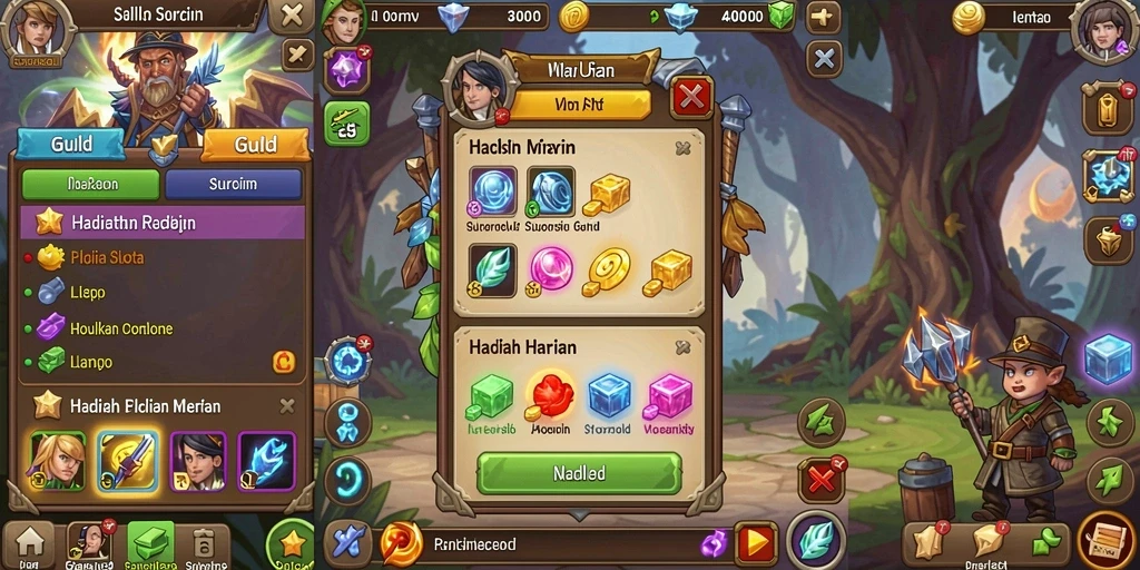 Tantangan level yang menyenangkan dan menantang.