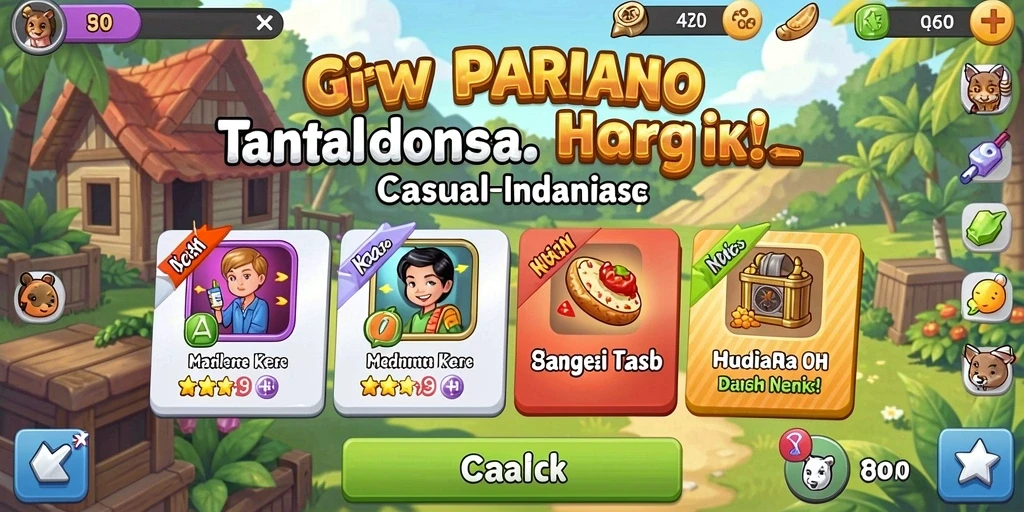Layar misi yang informatif dengan detail yang jelas.