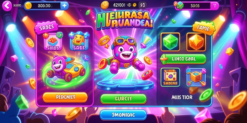 Screenshot saat karakter bertarung melawan musuh yang kuat.