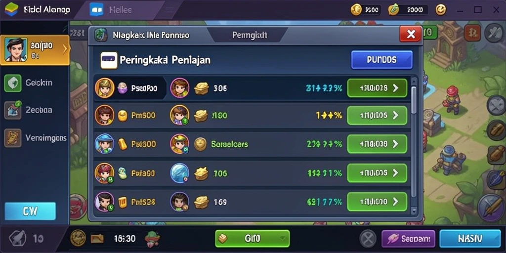 Sistem reward yang memuaskan pemain.