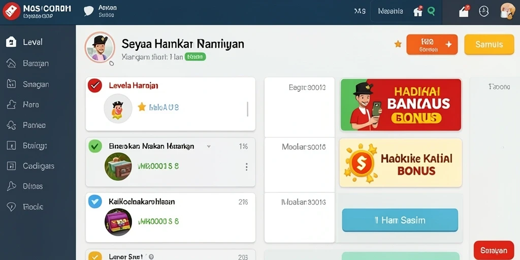Bonus mingguan yang menarik bagi semua pemain.