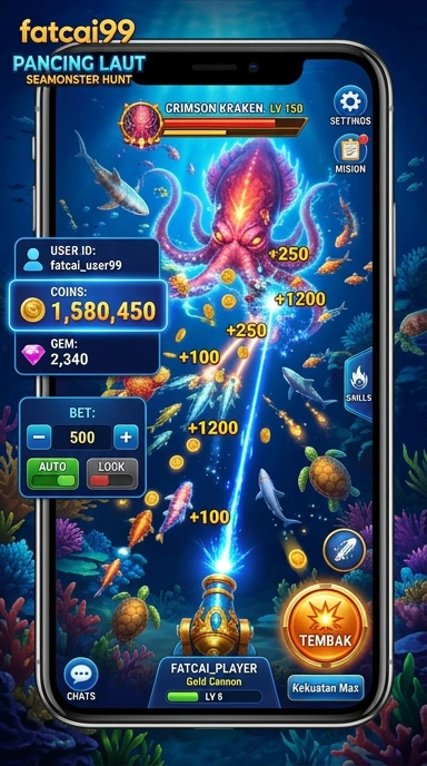 fatcai99 — layar beranda